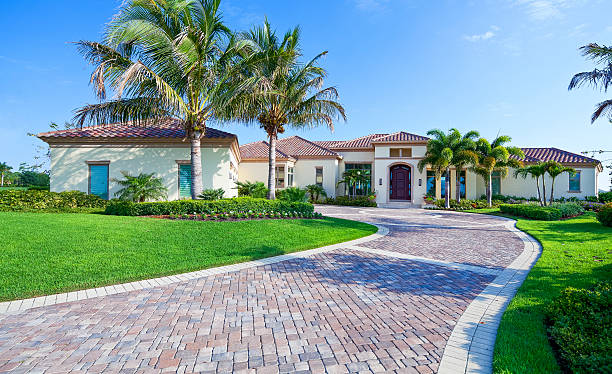 Permeable Paver Driveway in Kaufman, TX